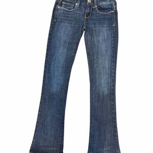 American Eagle Outfitters Dark Blue Straight Leg Jeans